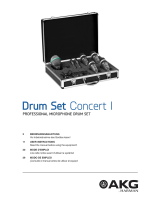 AKG Drum Set Concert I Bedienungsanleitung