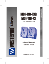 Westermo MDI-110-F3G Benutzerhandbuch