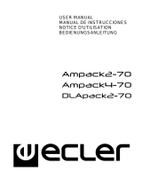 Ecler AMPACK SERIES Benutzerhandbuch