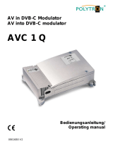 POLYTRON AVC 1Q AV in DVB-C modulator Bedienungsanleitung