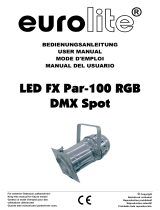EuroLite LED FX Par-100 RGB Benutzerhandbuch