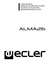 Ecler ALMA26 Benutzerhandbuch