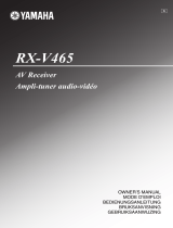 Yamaha RX-V465 Bedienungsanleitung