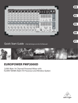 Behringer EUROPOWER PMP2000D Benutzerhandbuch