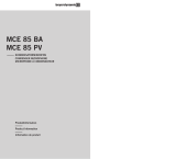Beyerdynamic MCE 85 PV Benutzerhandbuch