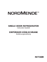 Nordmende RET340C Kühlschrank Benutzerhandbuch