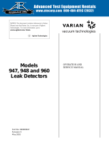 Varian 960 Operation And Service Manual