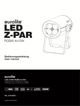 EuroLite LED Z-PAR RGBW 4x10W Benutzerhandbuch