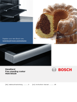Bosch Electric free-standing cooker Bedienungsanleitung