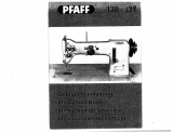 Pfaff 138 Nähmaschine Bedienungsanleitung