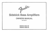 Fender Sidekick Bass 30 Bedienungsanleitung