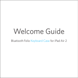 Anker Bluetooth Folio Keyboard Case for iPad Air 2 Benutzerhandbuch