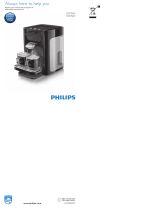 Philips SENSEO Quadrante HD7863/18 Benutzerhandbuch