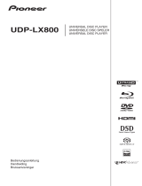 Pioneer UDP-LX800 Benutzerhandbuch