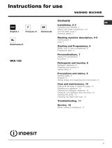 Indesit WIA 122 (EX) Benutzerhandbuch