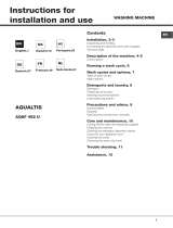 Indesit AQ8F 492 U (EU) Benutzerhandbuch