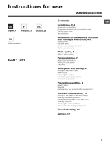 Indesit ECOTF 1251 (EU) Benutzerhandbuch