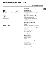 Indesit ECOTF 1251 (EU) Benutzerhandbuch