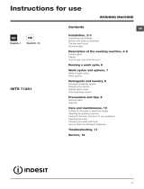 Indesit IWTE 71281  ECO (EU) Benutzerhandbuch