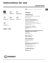 Indesit IWDC 71680 Benutzerhandbuch