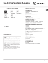 Indesit IDVL 85 (EU) Benutzerhandbuch