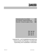 Zanussi ZK64W A68 Benutzerhandbuch