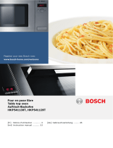 Bosch Table top oven Benutzerhandbuch