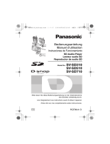 Panasonic SVSD510 Bedienungsanleitung