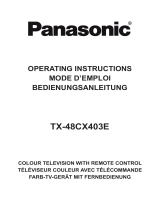 Panasonic TX-48CX403E Bedienungsanleitung