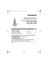 Panasonic KX-TGA717 Bedienungsanleitung