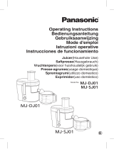 Panasonic MJDJ01 Bedienungsanleitung