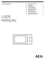 AEG MSC2544S-M Benutzerhandbuch