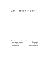 Aeg-Electrolux DI8610-M Benutzerhandbuch