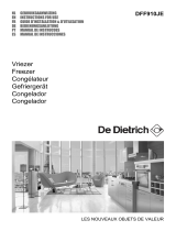 De Dietrich DFF910JE Benutzerhandbuch