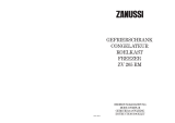 Zanussi ZV205RM Benutzerhandbuch