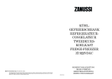 Zanussi ZI922/9DAC Benutzerhandbuch