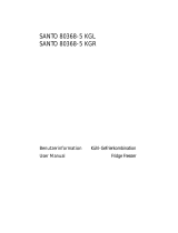 AEG Electrolux SANTO 80368-5 KGL Benutzerhandbuch