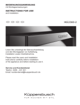 K&#252;ppersbusch IKE2360-2 Benutzerhandbuch