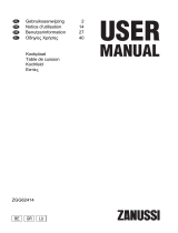 Zanussi ZGG62414XA Benutzerhandbuch