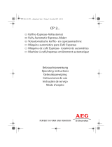 Aeg-Electrolux CAFE PERFETTO CP2200 Benutzerhandbuch