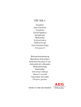 Aeg-Electrolux ESF103.1 Benutzerhandbuch