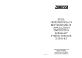 Zanussi ZI918/9KA Benutzerhandbuch