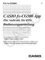 Casio fx-CG500 App Bedienungsanleitung