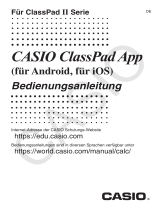 Casio ClassPad App Bedienungsanleitung