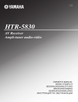 Yamaha HTR-5830 Bedienungsanleitung