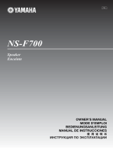Yamaha NS-F700 Piano White Benutzerhandbuch