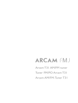 Arcam Stereo System T31 Benutzerhandbuch