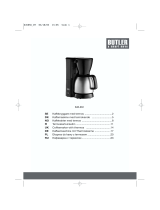 Butler Coffee Maker with Thermos 645-071 Benutzerhandbuch