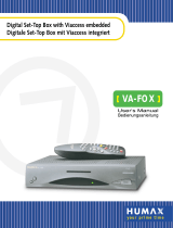 Humax Satellite TV System VA-FOX Benutzerhandbuch