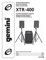 Gemini Speaker XTR-400 Benutzerhandbuch